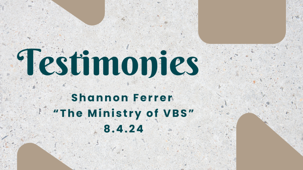“Shannon Ferrer–VBS”