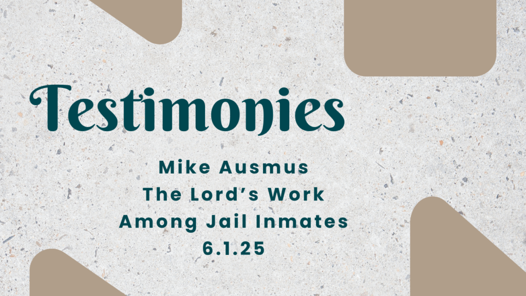 “Mike Ausmus–Prison Ministry”